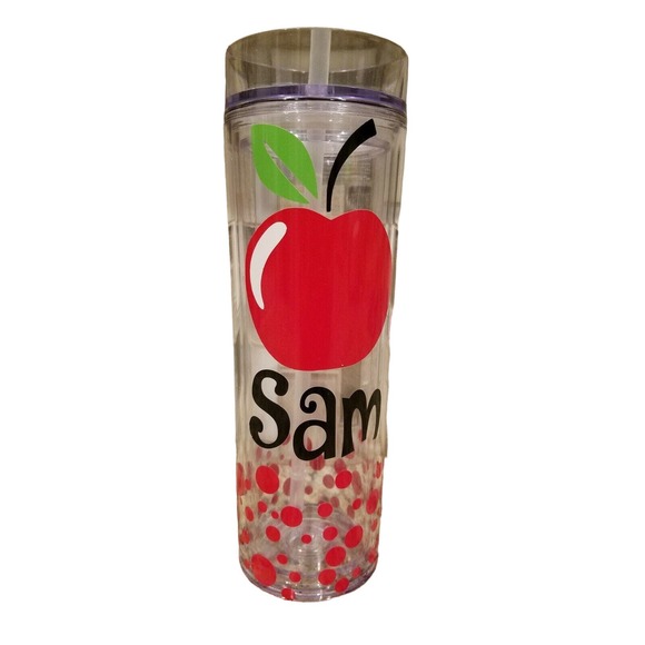 Maars 16oz SAM Clear Travel Mug with Straw - Picture 1 of 4